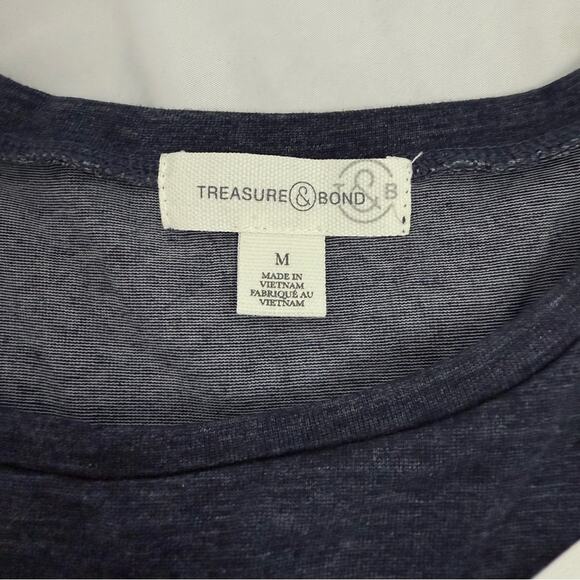 NWT Treasure & Bond Navy Dress Size Medium - Picture 10 of 10